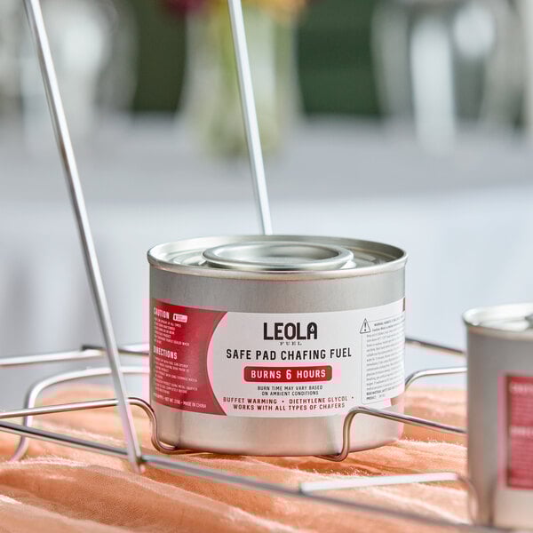 Choice 6 Hour Wick Chafing Dish Fuel with Safe Pad - 24/Case