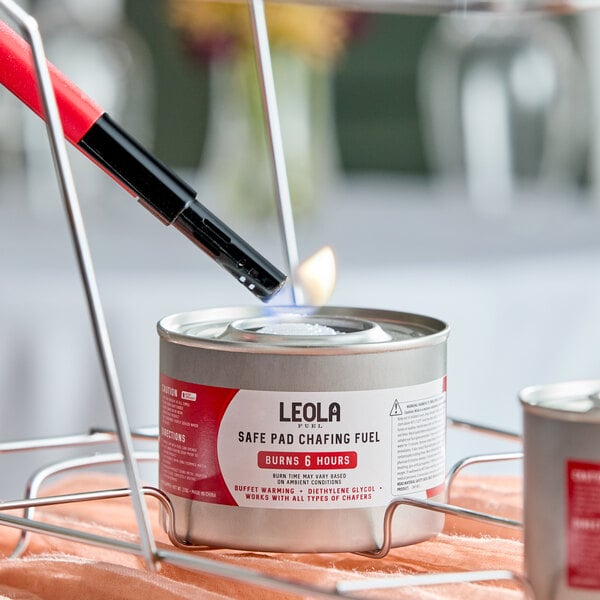 Choice 6 Hour Wick Chafing Dish Fuel with Safe Pad - 24/Case