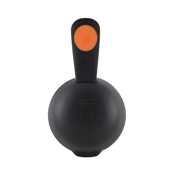 A black and orange push button lid for a Stanley ErgoServ carafe.