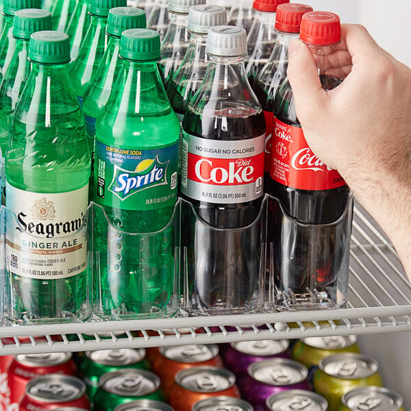 Soda Can Organizer, 10 Lanes; For 16 oz. Cans - WebstaurantStore