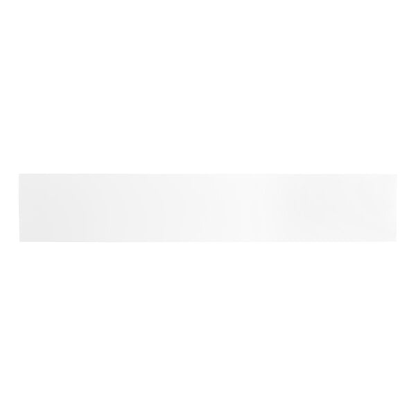 A white rectangular sign panel with a black border.