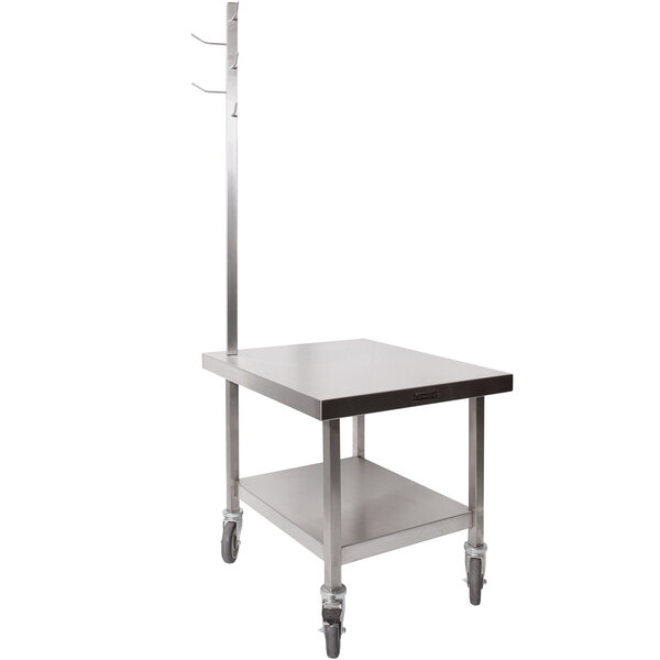 Caddy Corporation T242 Stainless Steel Mixer Table 30" x 24" x 70"