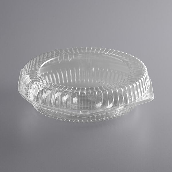  DFI LBH991 - 9 Clear Round Plastic Hinged Pie