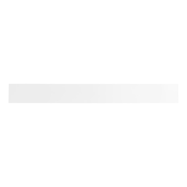 A white rectangular sign panel with a black border.