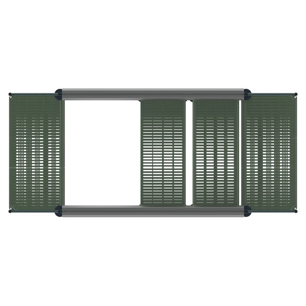 A grey and green Metro Top-Track kit.