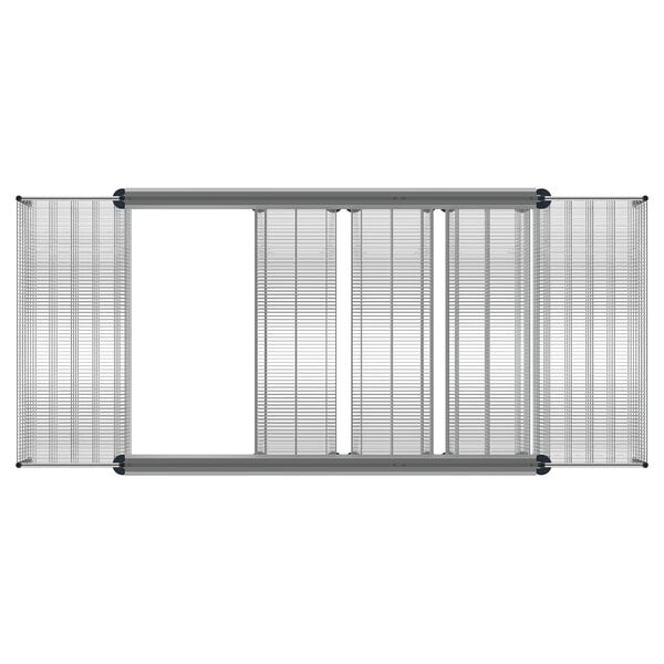 a metal structure with a white background