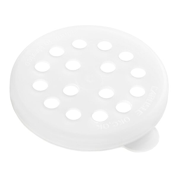 Carlisle 423130 Translucent Shaker / Dredge Lid for Large Ground Product