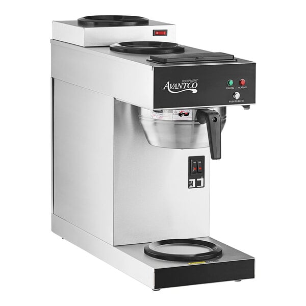 Avantco CMA1L2U Automatic Coffee Maker with 3 Decanter Warmers - 120V, 1650W