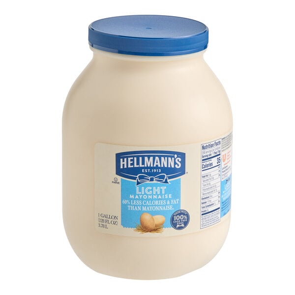 Hellmann's 1 Gallon Light Mayonnaise - 4/Case