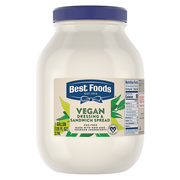 Best Food Vegan Mayo (1 Gallon, 4/Case)
