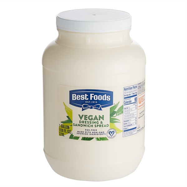 Best Food Vegan Mayo (1 Gallon, 4/Case)