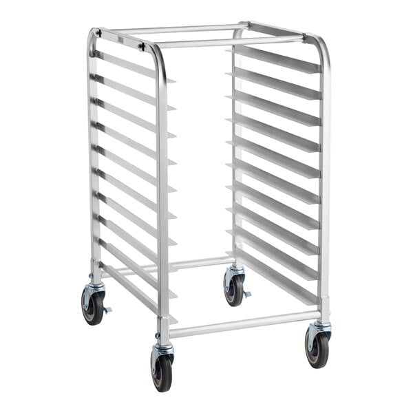 Regency 10 Pan End Load Half Height Bun / Sheet Pan Rack - Unassembled