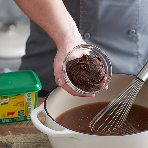 Knorr 1 lb. 095 Low Sodium Beef Bouillon Base