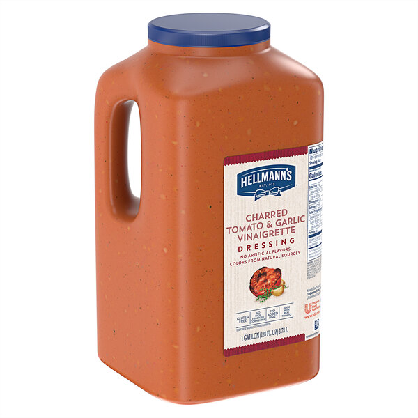 Hellmann's 1 Gallon Charred Tomato and Garlic Vinaigrette Dressing