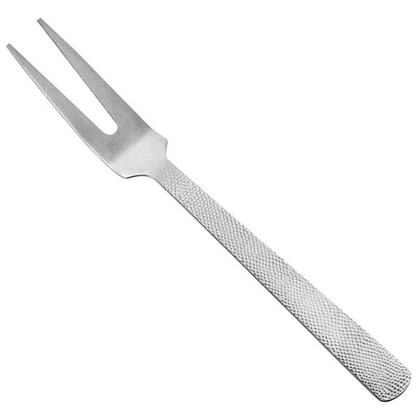 An American Metalcraft stainless steel fork with a textured handle.