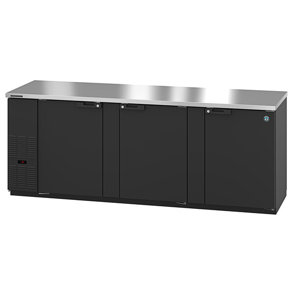 Hoshizaki BB95 95 1/2" Black Back Bar Refrigerator