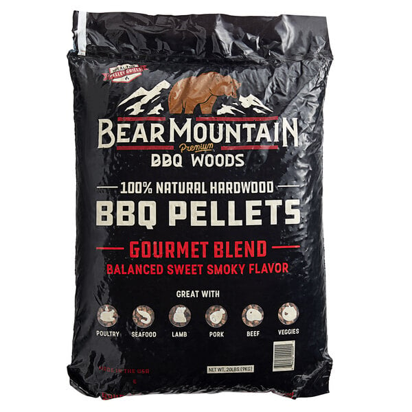 Bear Mountain BBQ All Natural Hardwood Gourmet Blend Smoker Pellets 40 lbs 