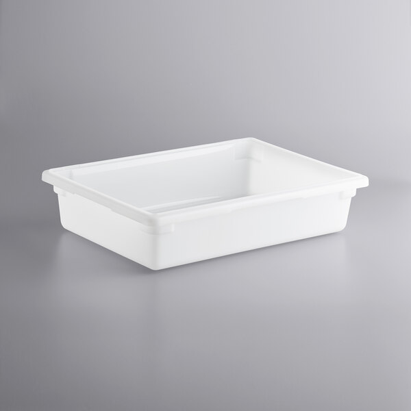 Vigor 26 x 18 x 6 Clear Polycarbonate Food Storage Box and