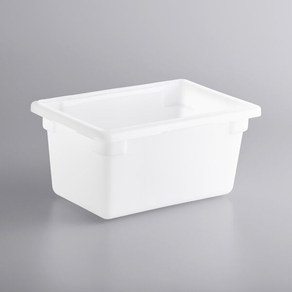 Choice 18 X 12 X 9 White Plastic Food Storage Box