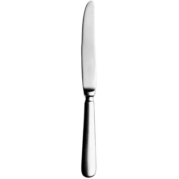 A Sola stainless steel table knife with a vintage finish.