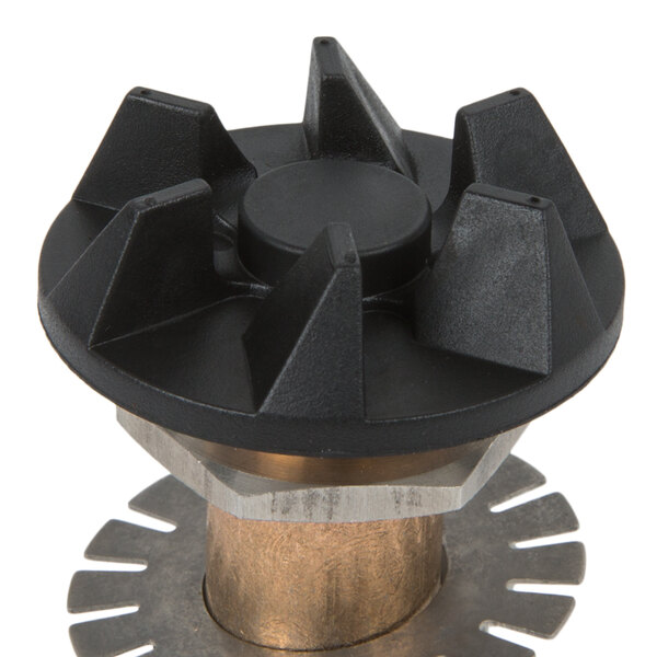 A black plastic disc with a metal base, part of a Hamilton Beach cutting assembly repair kit.