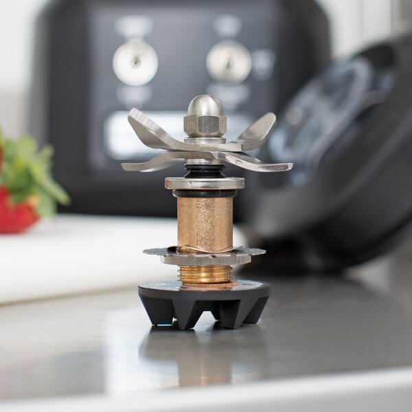 close-up of a metal object