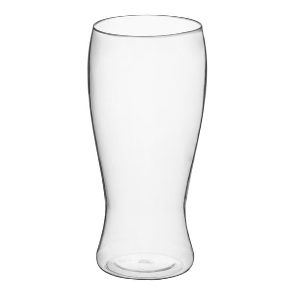 Visions 12-16 oz. Clear Plastic Pilsner Glass - 64/Case