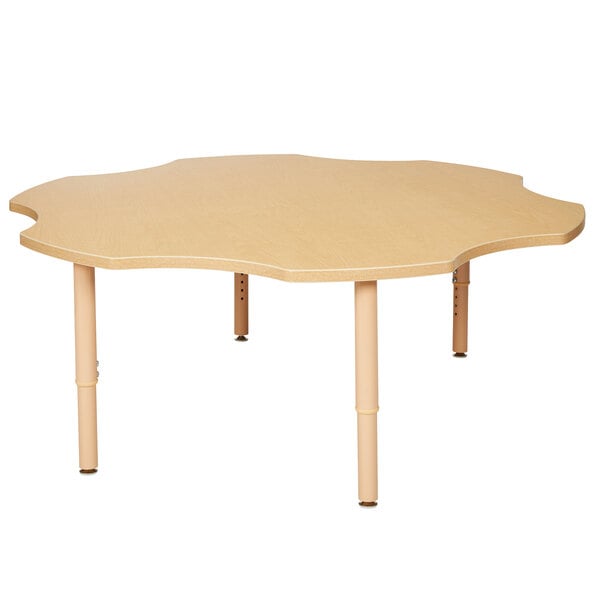 a close up of a table