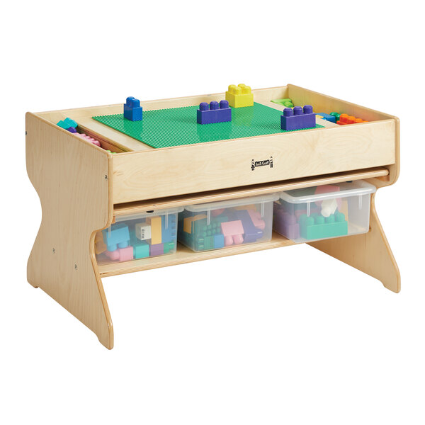 Traditional Brick Compatible Jonti-Craft 5726JC Deluxe Building Table