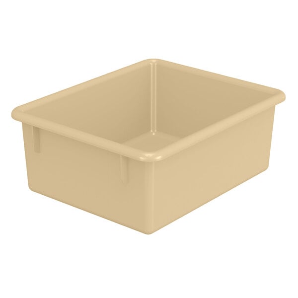 An almond plastic tub by Jonti-Craft.