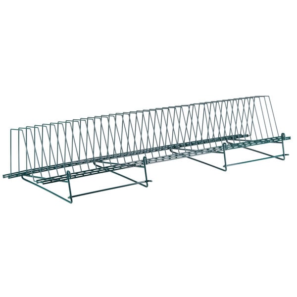 A Metro TDR48K3 Metroseal 3 grid mounted tray drying rack with a white background.