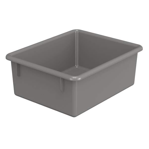 A graphite plastic tub for a Jonti-Craft tub unit.