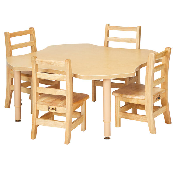 a close-up of a table