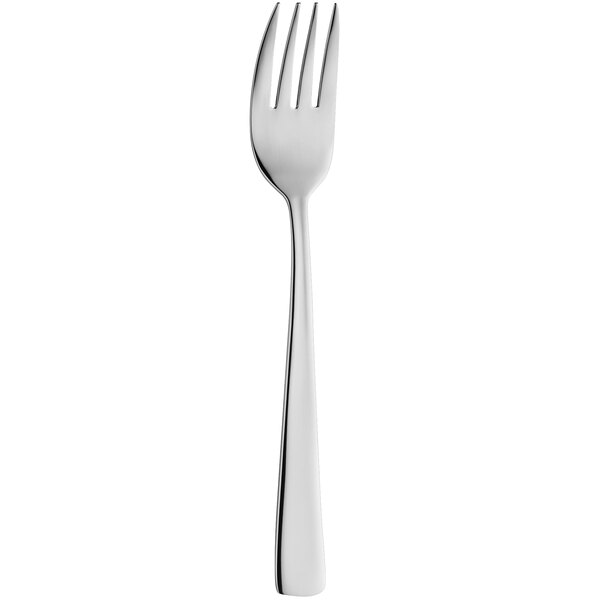 An Amefa Atlantic cocktail fork with a silver handle.