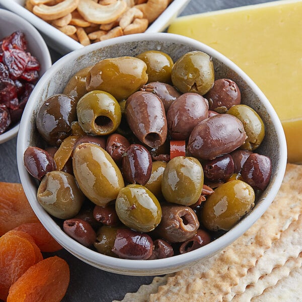 calabrese olives served as antipasto