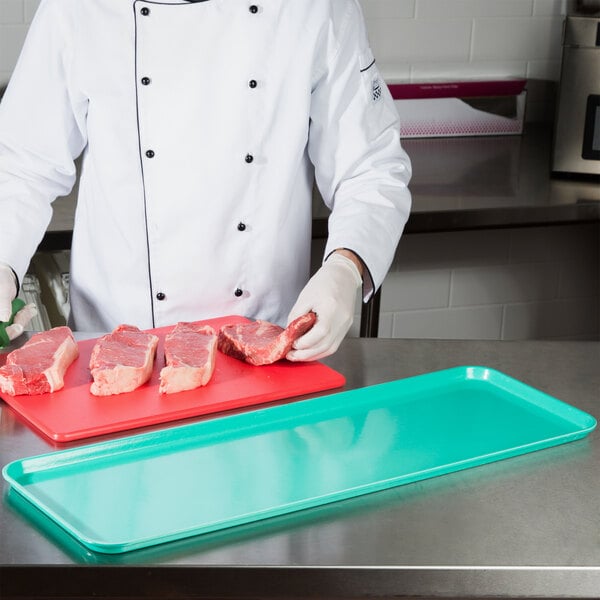 a close-up of a tray