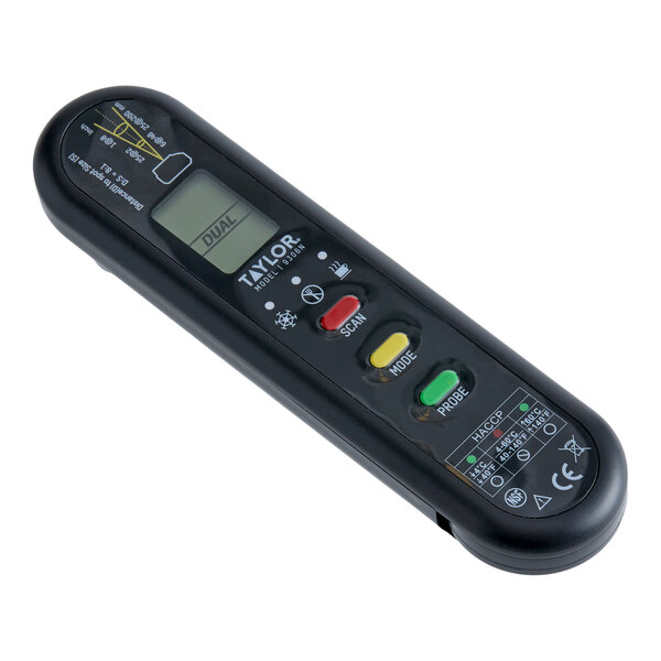 Taylor 9306N Dual Temp HACCP Digital Infrared Thermometer with Folding Thermocouple Probe