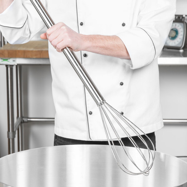 ABC 18/8 Stainless Steel Whisk Professional Grade Commercial Whip 