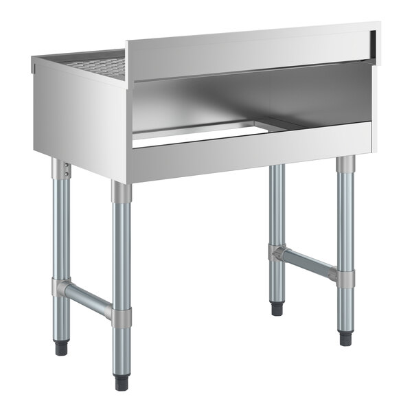Regency BDU-2130 Stainless Steel Underbar Drainboard - 30" x 21"