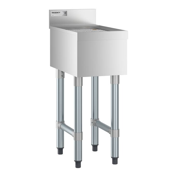 Regency BDU-2112 Stainless Steel Underbar Drainboard - 12" x 21"