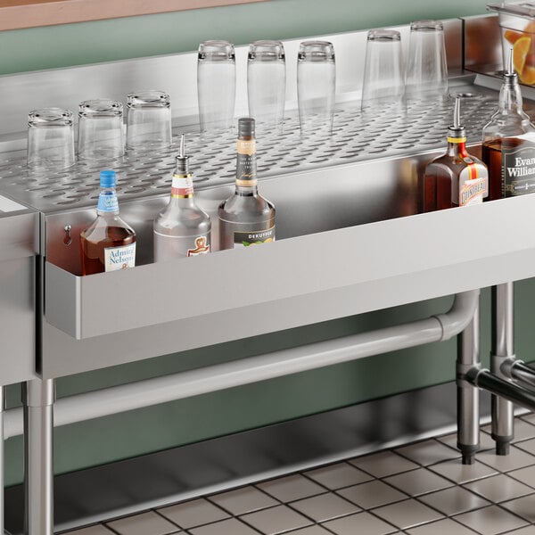 Steelton Stainless Steel Single Tier Speed Rail - 48"