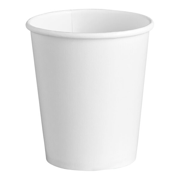 Choice 7 oz. White Poly Paper Cold Cup - 50/Pack