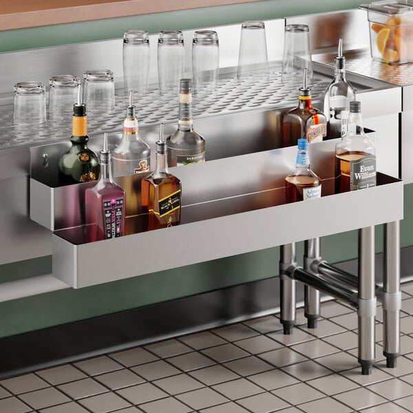 Steelton Stainless Steel Double Tier Speed Rail - 36"