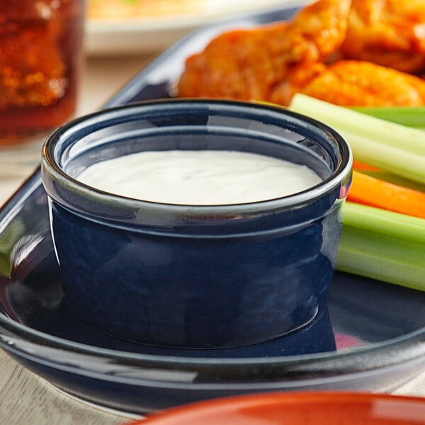 Acopa Keystone 7 Oz Azora Blue Porcelain Ramekin 6 Pack - arobloxcomgroups2942518jakemariostar 1store catalog q