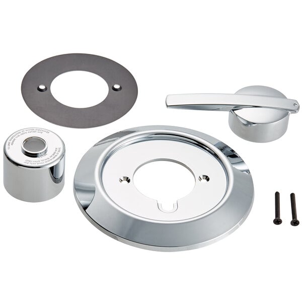 A Zurn metal lever handle trim kit for a tub/shower valve.