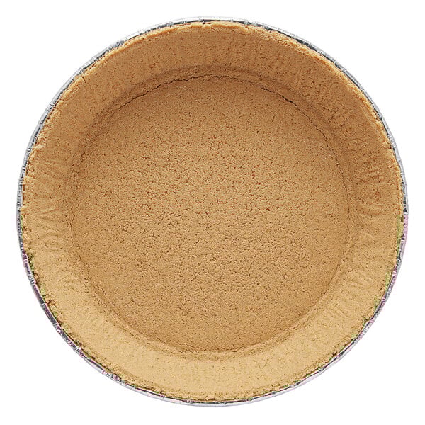 a pie crust in a tin