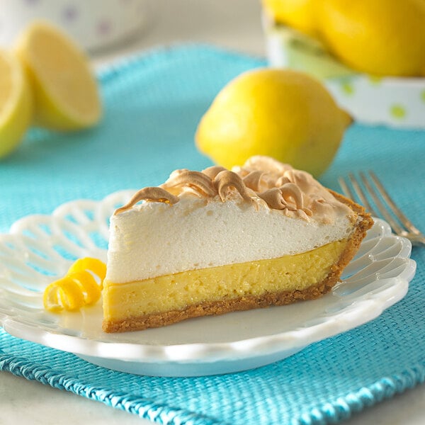 A slice of Keebler graham pie on a plate.