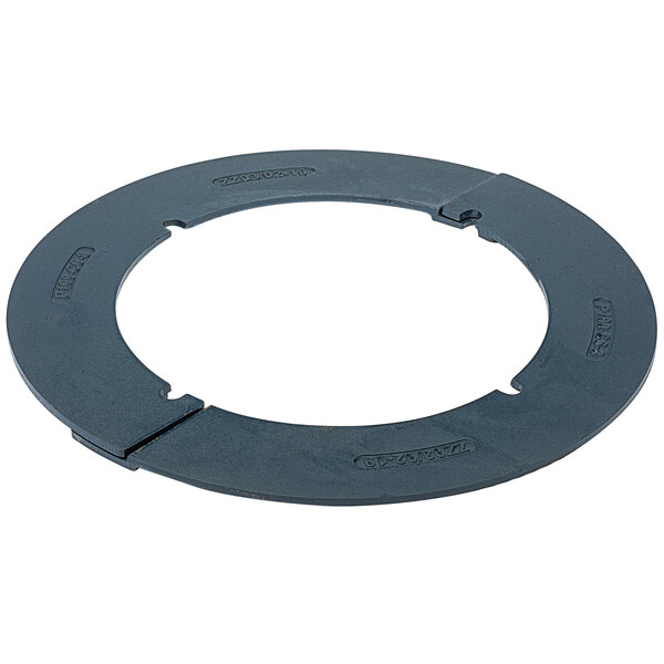 A black circular Zurn roof drain underdeck clamp.