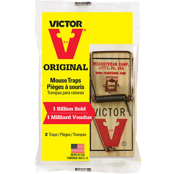 Victor M150 Mouse Snap Trap Pack of 2 for sale online 