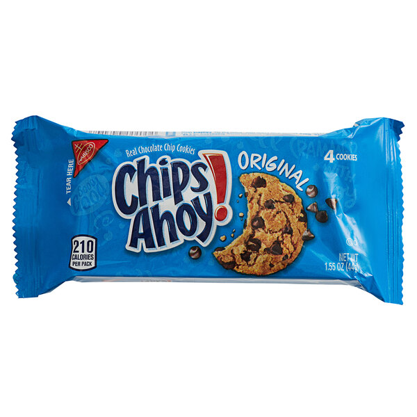 Chips Ahoy! Chocolate Chip Cookie Snack Packs - 48/Case